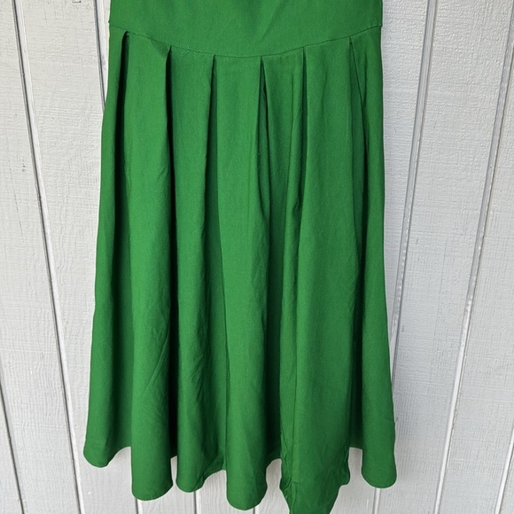 Belle Poque Green Dress Size S - Picture 5 of 5
